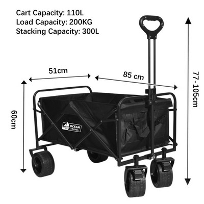 Heavy Duty Folding Wagon Cart