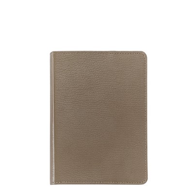7" Wire-O Refillable Notebook w/Traditional Leather