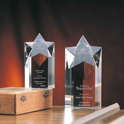 8" Megastar Crystal Star Award