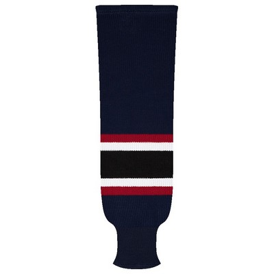 Columbus Pro Series Royal Blue Socks w/White & Red Stripes