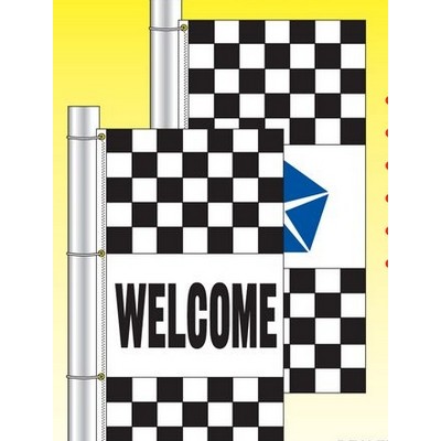 Dealer Logo Checkered Drape Flag (Toyota™ Certified Used Vehicles)