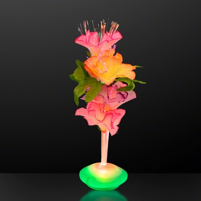 Fiber Optic LED Flower Centerpieces - BLANK