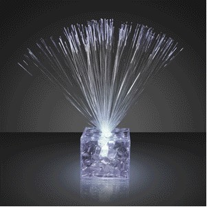 5.5" Light Up Mini Clear Centerpieces with Color Change LEDs - BLANK