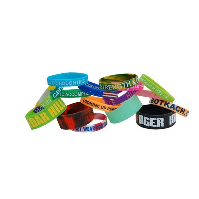 1" Silicone Wristband