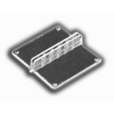 Machine-Molded Sign Clip (1/2"x2"x2")