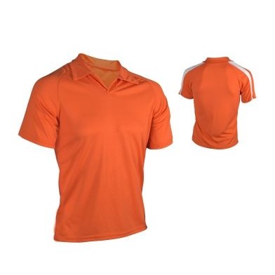 Adult Cool Mesh Soccer Jersey Shirt w/ Contrast Sleeve & Shoulder Panel