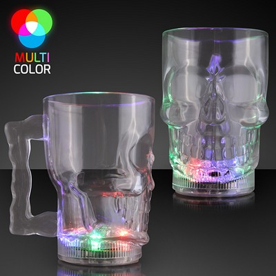 14 oz. Light Up Skull Halloween Party Mug - BLANK