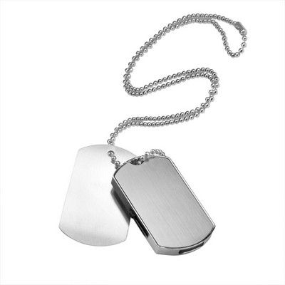 Metal Dog Tag USB 2.0 (128MB)
