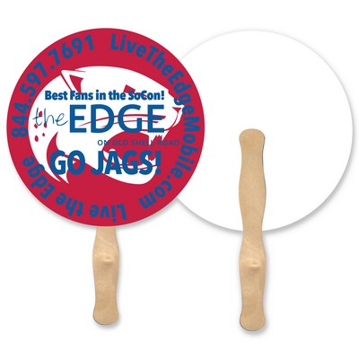 Round Shape Lightweight Hourglass Hand Fan