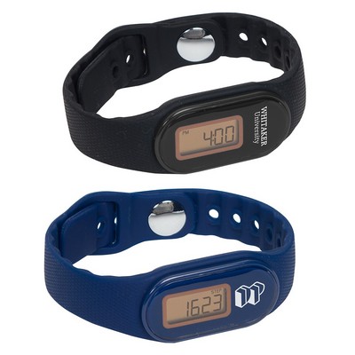 Tap 'N Read Waterproof Fitness Tracker + Pedometer Watch