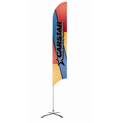 Flex Banner™ G7 Feather Flag Only, Double-Sided 15'H