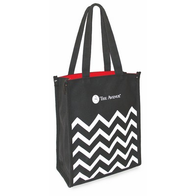 Event Tote w/Leather (Dyed Canvas)