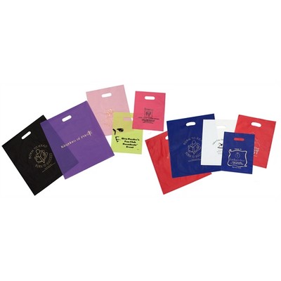 3.0 Mil High Density Tinted Frosty Poly Merchandise Bag (12"x15")