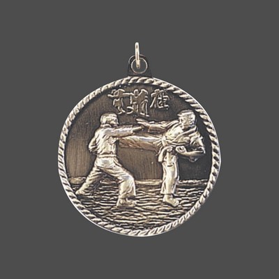 Bronze Karate/Martial Arts Medal (2")