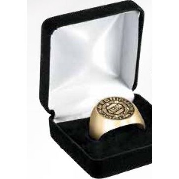 Stock Round Men's Sterling Silver Ring