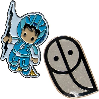 Soft Enamel Lapel Pins - 1" W x 1" H Diestruck