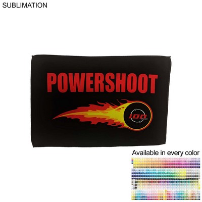 Microfiber Moisture Wicking, Cooling, Sports Suede Towel, Sublimated Edge to Edge (12"x18")