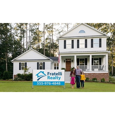 96" x 48" Large Corrugated Plastic Sign - Full Color UV Print