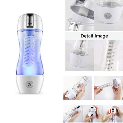 350 Ml Portable Hydrogen Generator Water Bottle