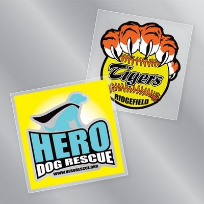 5" x 5" Square Static Cling