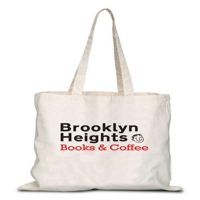 Sublimation 12 oz Poly Canvas Tote Bag - 15" x 16" x