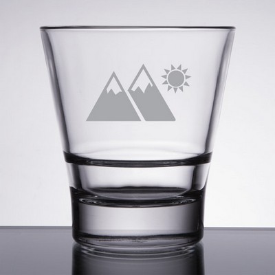 Laser Engraved Libbey® 15712 Endeavor 12 oz. Stackable Rocks Old Fashioned Glass