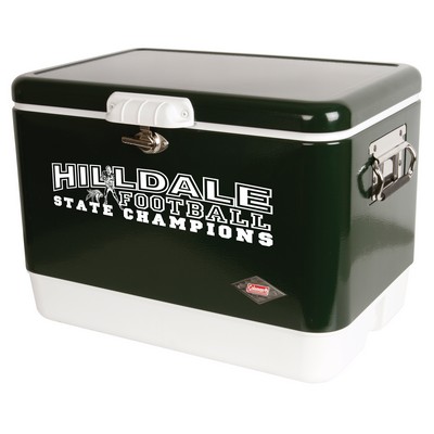 54-Quart Coleman® Steel Belted® Cooler - painted green
