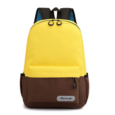 Two-Color Classic Oxford Student Backpack