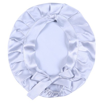 Sleep Cap For Women w/Traceless Half Black Elastic