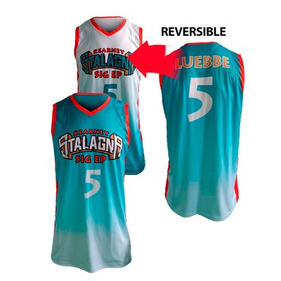 Men's/Youth BB V-Neck Reversible Mesh Polyester Jersey