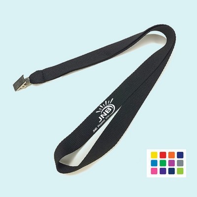 Poly Card Holder Lanyard w/Clip