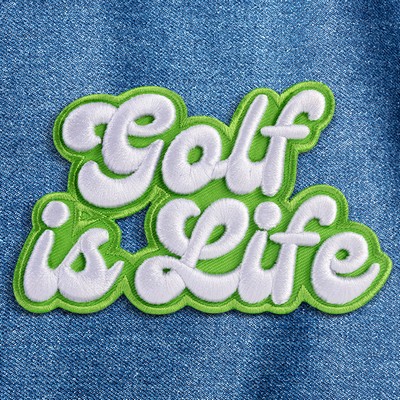 8.5" 3D Embroidered Patches