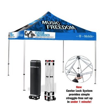 Heavy Duty Center Lock Canopy Tent With Vented Top 10'X10'