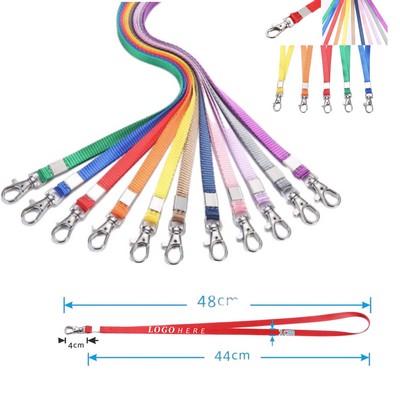 18.9" Polyester Lanyards W/ Lobster Hook