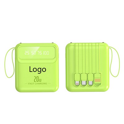 Mini 10000Mah Power Bank With Torch