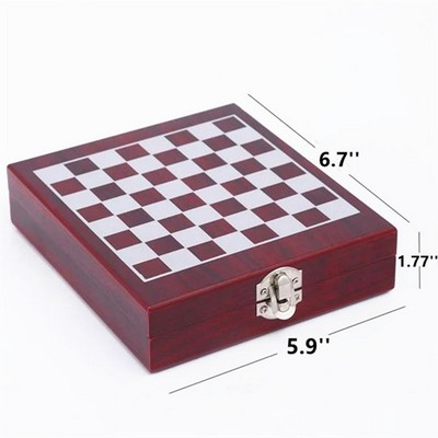 Wine Accessories and Chess Game Set Combo