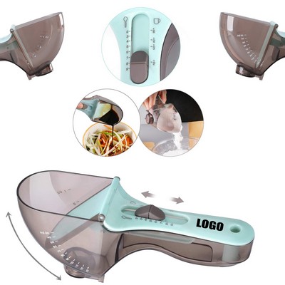 0 Oz.-4 Oz. Adjustable Measuring Spoon Cup