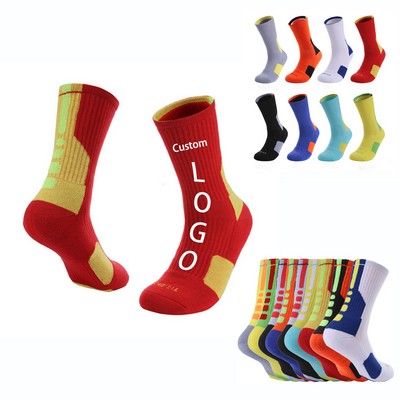 Custom Knit Basketball Socks