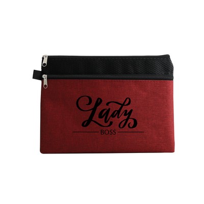 Zippered Pouch (9.75"x7")