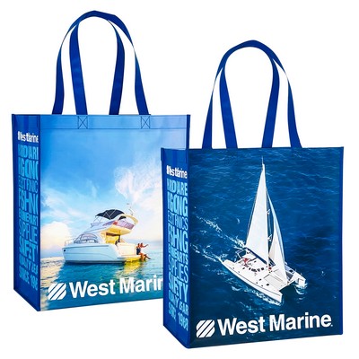 135g Laminated Non-Woven PP Custom Tote Bag (13"x15"x8")