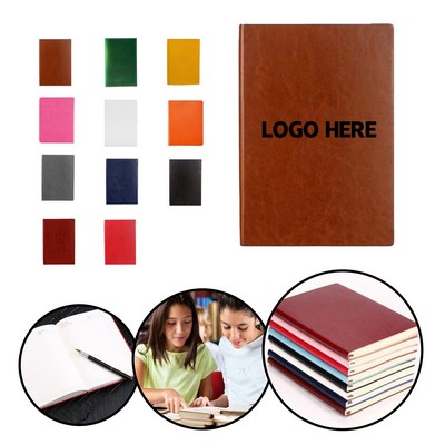 Hardcover Leather Ruled Journal