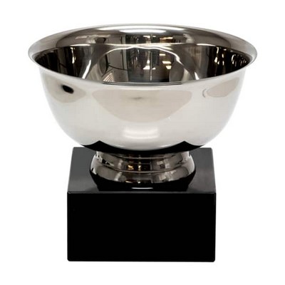 10" Silver Plated Revere Bowl on Marble Base