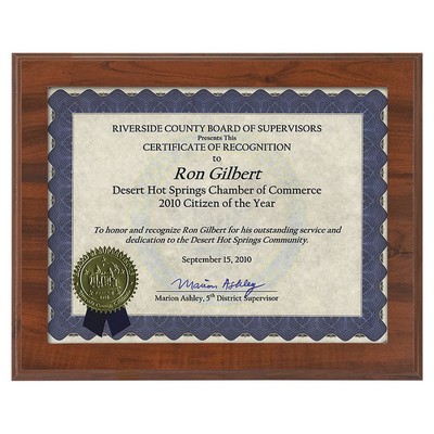 Slide In Frame Plaque with Window