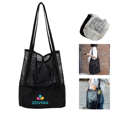 Beach Mesh Tote Bag