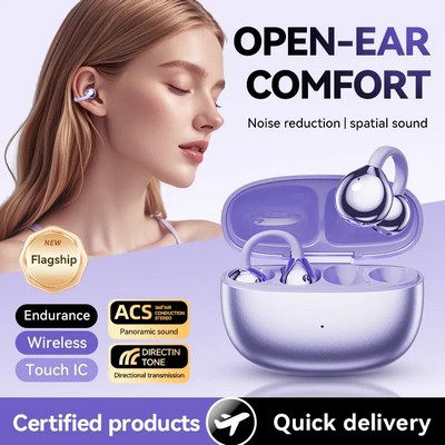 2025 New Ear-Clip Wireless Earbuds with Noise Cancelling