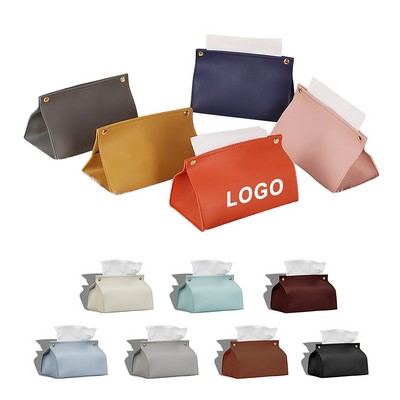 PU Leather Tissue Box