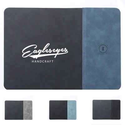 Wireless Charging Mouse Pad with Detachable Wrist Support & 15W Fast Charger