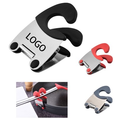 Multi Functional Stainless Steel Pot Edge Clamp Kitchen Utensil Support Bracket