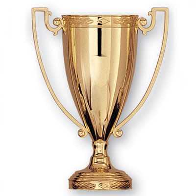 6 3/4" Die Cast Gold Cup Trophy Without Hardware