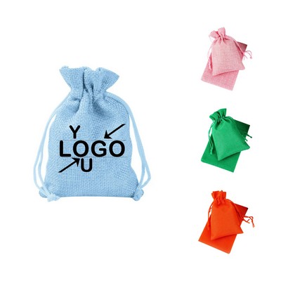 Jute Drawstring Bag